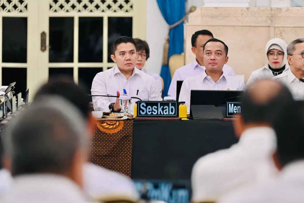 Peserta Sidang Kabinet Paripurna (SKP) yang digelar di Istana Negara, Jakarta, pada Senin (20/07/2026).
