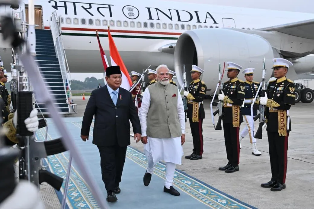 Perdana Menteri India Narendra Modi tiba di Indonesia pada Senin, 6 Juli 2026.