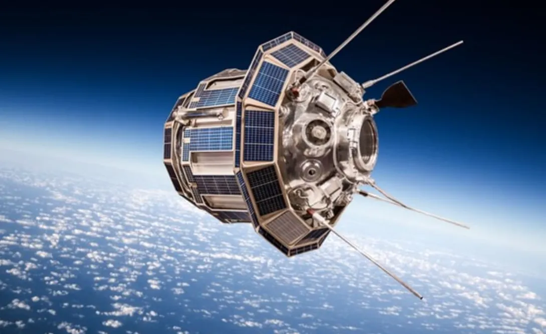 Ilustrasi satelit Iran.