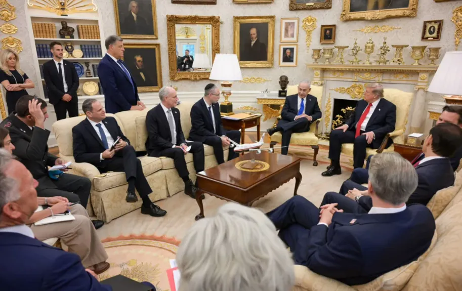 Pertemuan Trump dan Netanyahu di Gedung Putih.