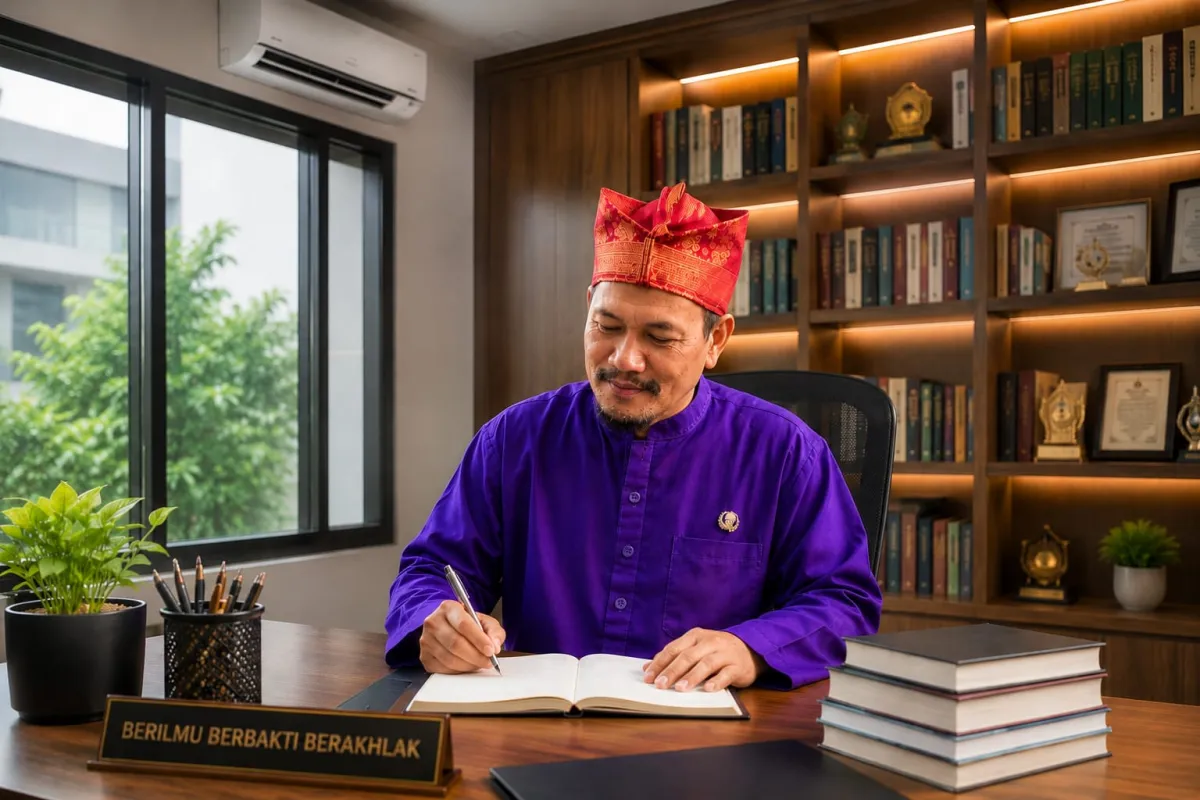 Ahmad Gusairi, pengajar SMA di Toboali dan anggota Satupena Bangka Belitung.