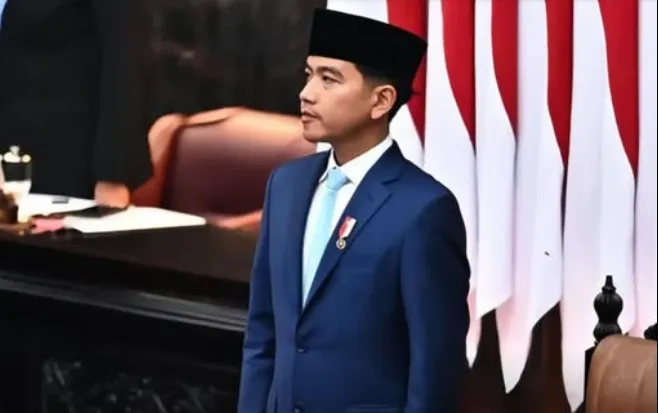 Wakil Presiden Gibran Rakabuming Raka di acara Sidang Tahunan MPR RI.