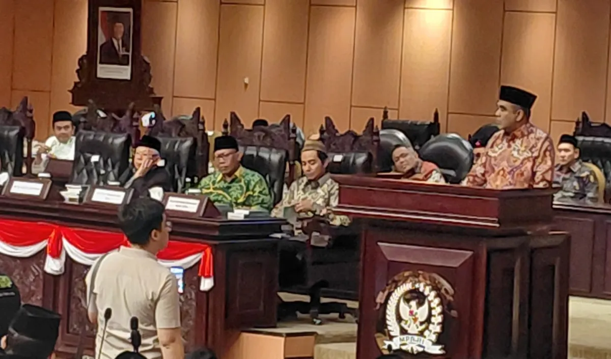 Halaqah Kebangsaan dan Qanun Asasi di Gedung MPR RI.