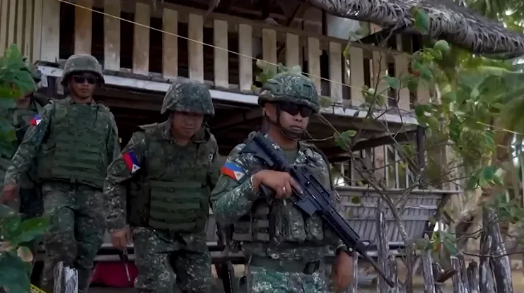 Pasukan Filipina di Balabac.