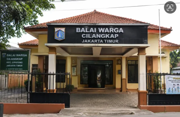 Balai Warga Cilangkap (gambar hanya sebuah ilustrasi AI).