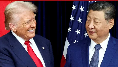 Donald Trump dan Xi Jinping.