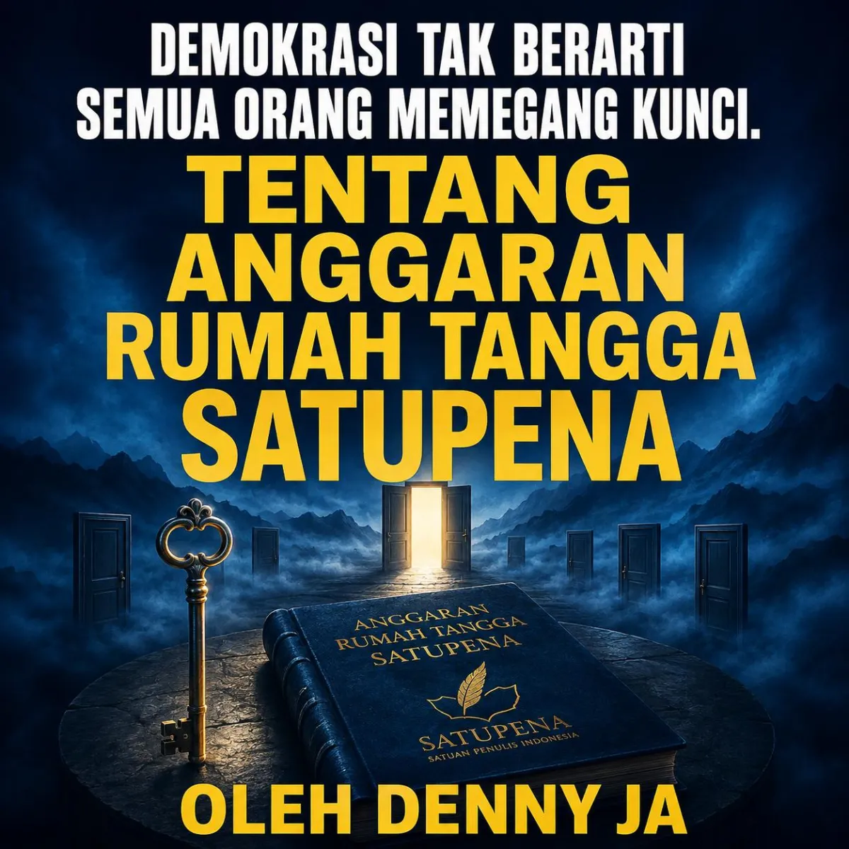 Ilustrasi Anggaran Rumah Tangga SATUPENA.
