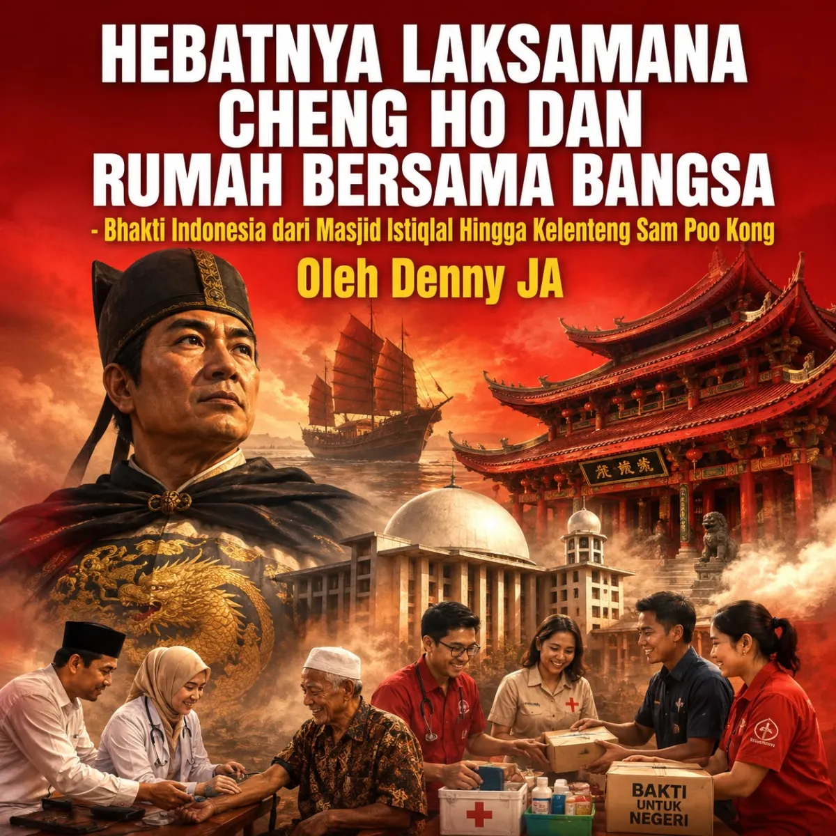 Ilustrasi Laksamana Cheng Ho.