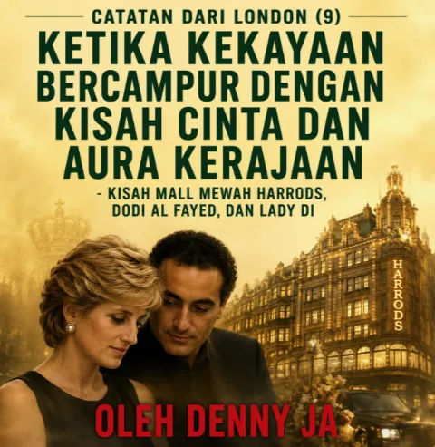 Ilustrasi Putri Diana dan Dodi Al Fayed.