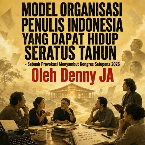 Ilustrasi sejumlah penulis berdiskusi.