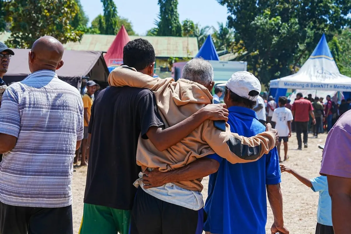 Warga Kecamatan Reok, Kabupaten Manggarai, Nusa Tenggara Timur (NTT).