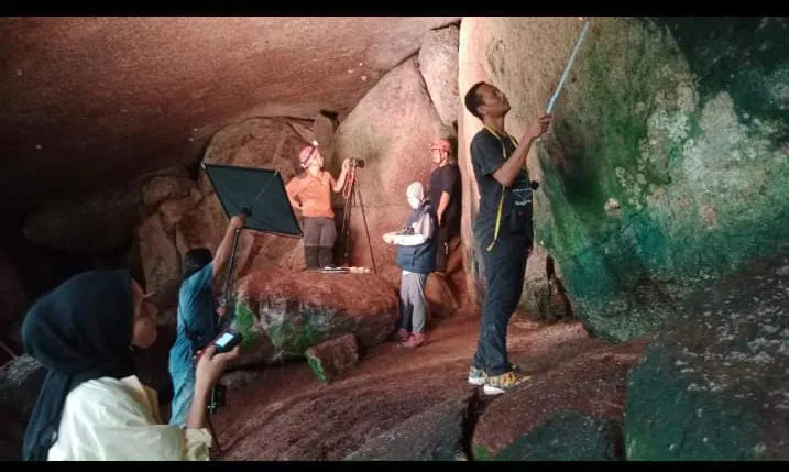 Kawasan Bukit Nenek Desa Gudang Kecamatan Simpang Rimba Bangka Selatan yang menjadi lokasi riset  BRIN.