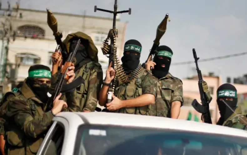 Pasukan Hamas di Gaza.