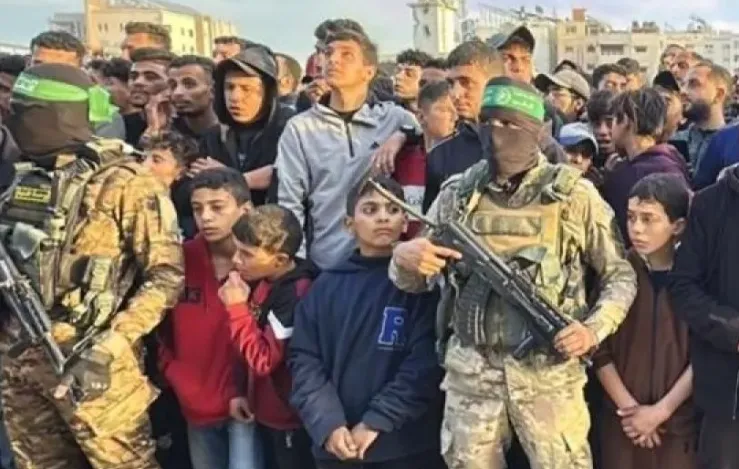 Pasukan Hamas di Gaza.