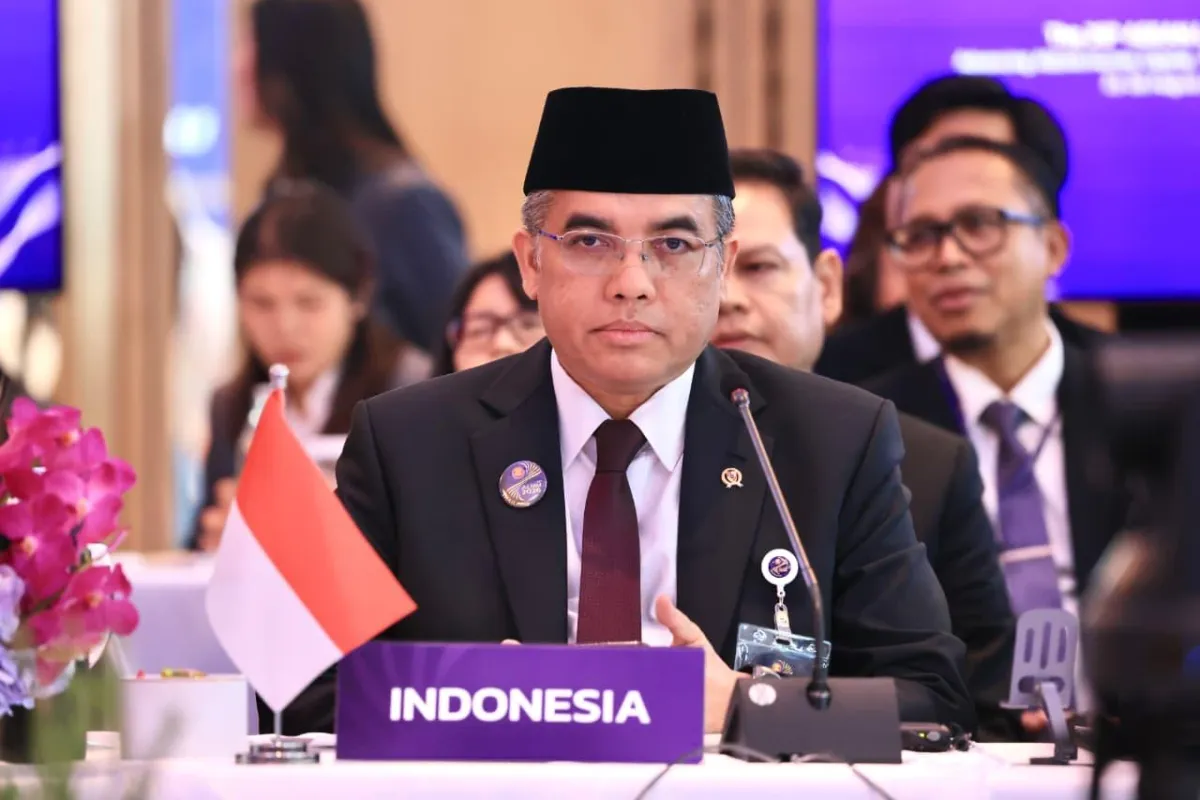Menteri Ketenagakerjaan Yassierli dalam Pertemuan Menteri Tenaga Kerja ASEAN (ALMM) ke-29 di Bangkok, Thailand.