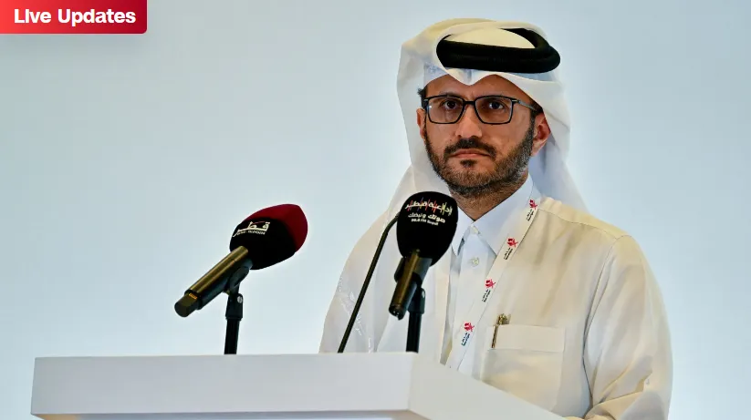 Pengumuman dari Kementerian Luar Negeri Qatar.