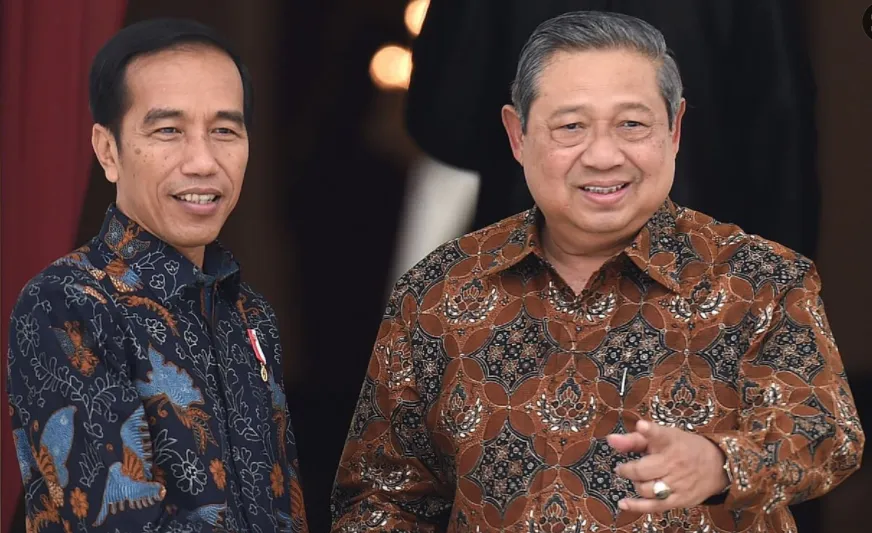 Jokowi dan Susilo Bambang Yudhoyono.