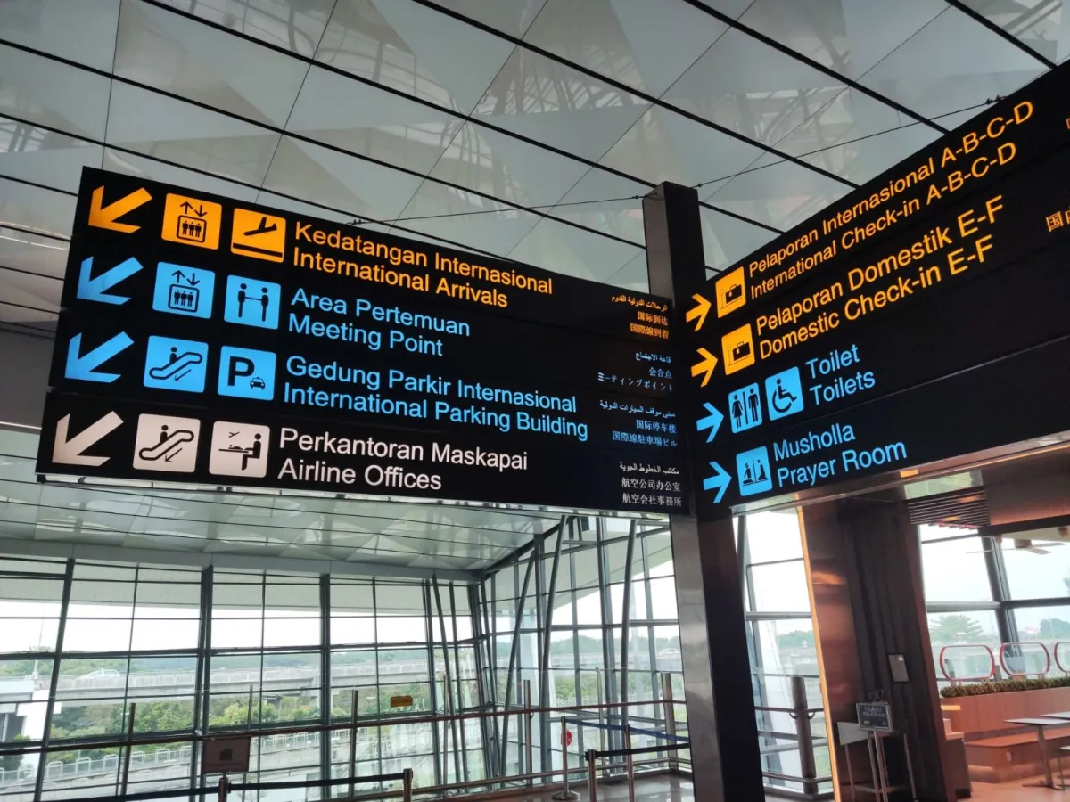 Bandara Internasional Soekarno-Hatta.