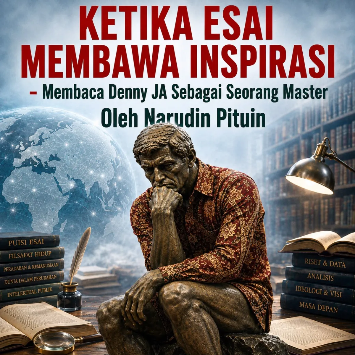 Ilustrasi sosok pemikir dan pemberi inspirasi.