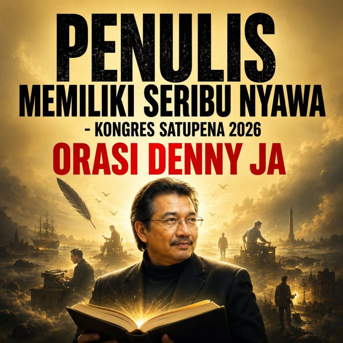 Denny JA, Ketua Umum SATUPENA.