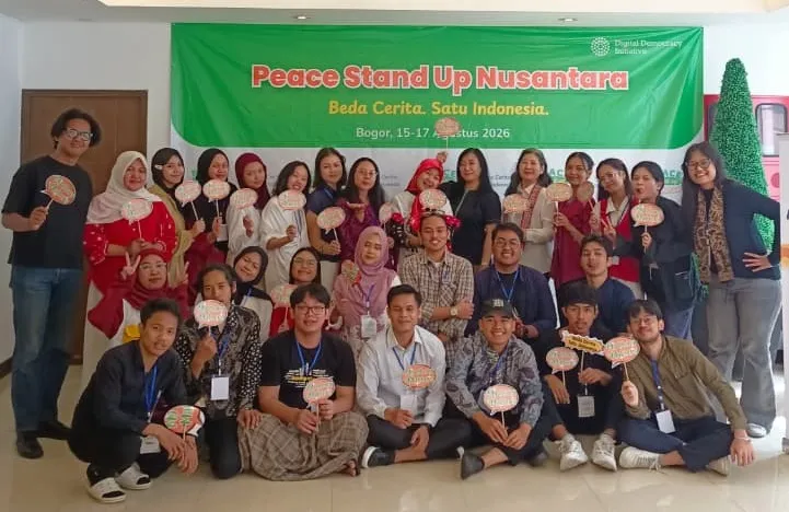 25 anak muda lintas agama dan kepercayaan mengikuti Peace Stand Up Nusantara di Bogor