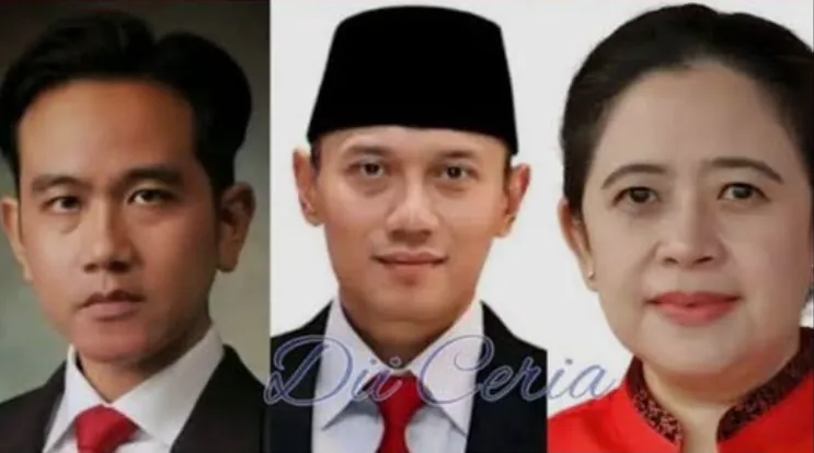 Gibran, AHY dan Puan.
