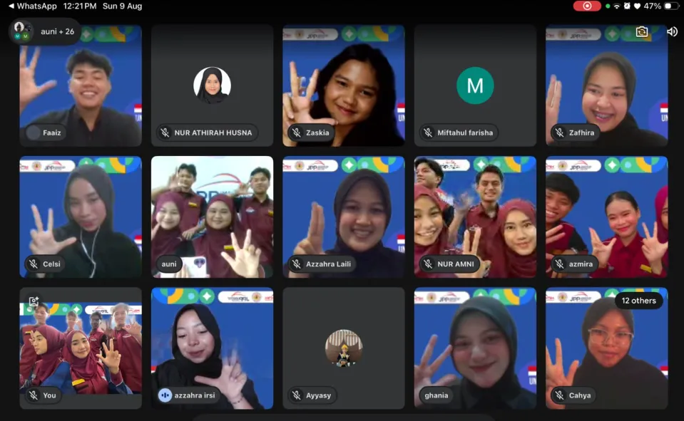 Sharing Session Indonesia–Malaysia International Student Representative Forum 2026, Minggu, 26 Juli 2026.