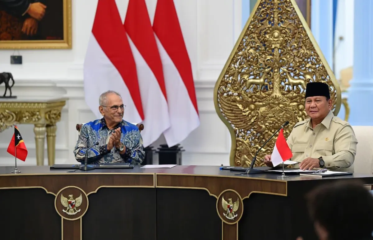 Presiden Prabowo Subianto dan Presiden Timor-Leste José Ramos-Horta.