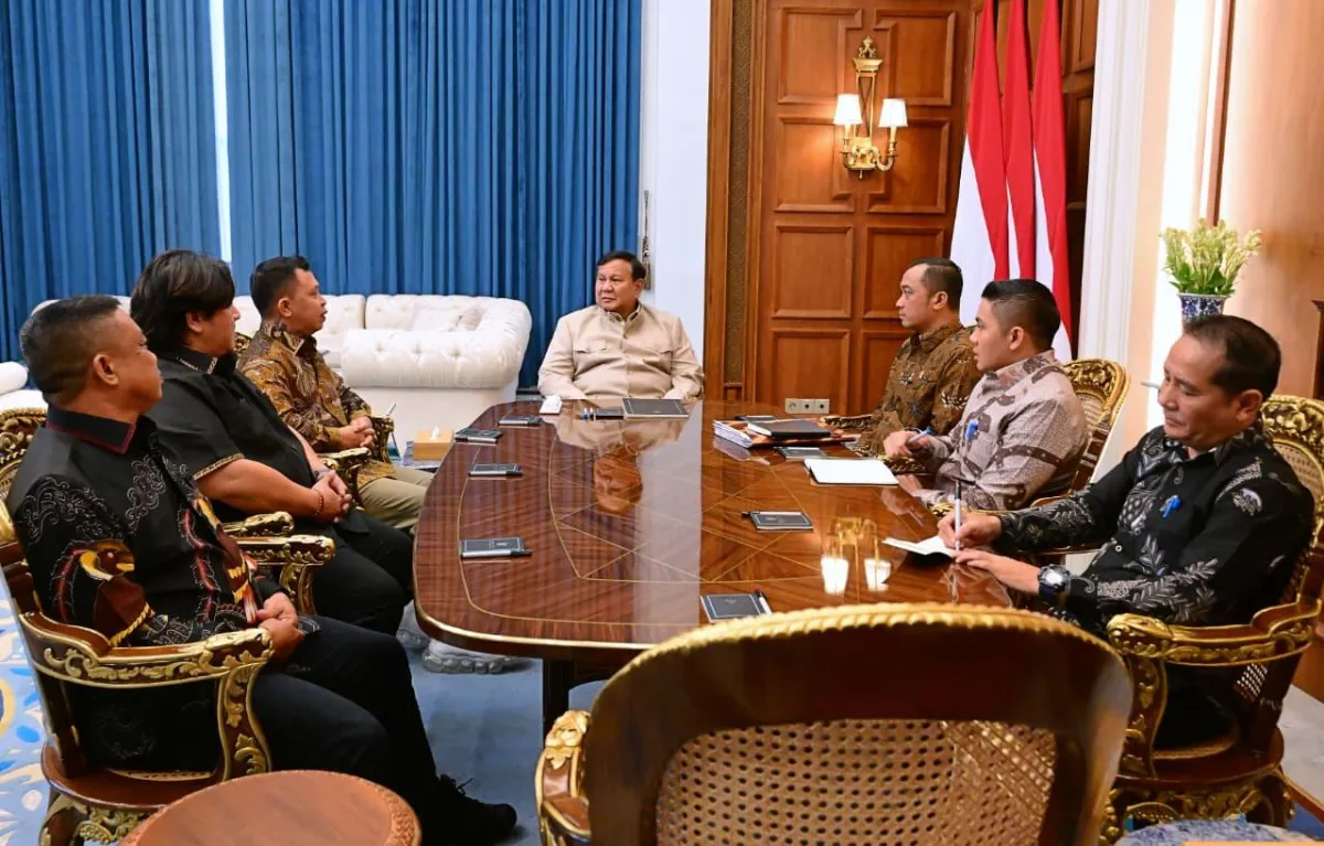 Presiden Prabowo Subianto menerima kunjungan Panglima Jilah.