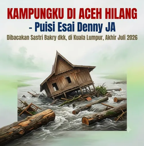 Ilustrasi kampung di Aceh yang hilang.