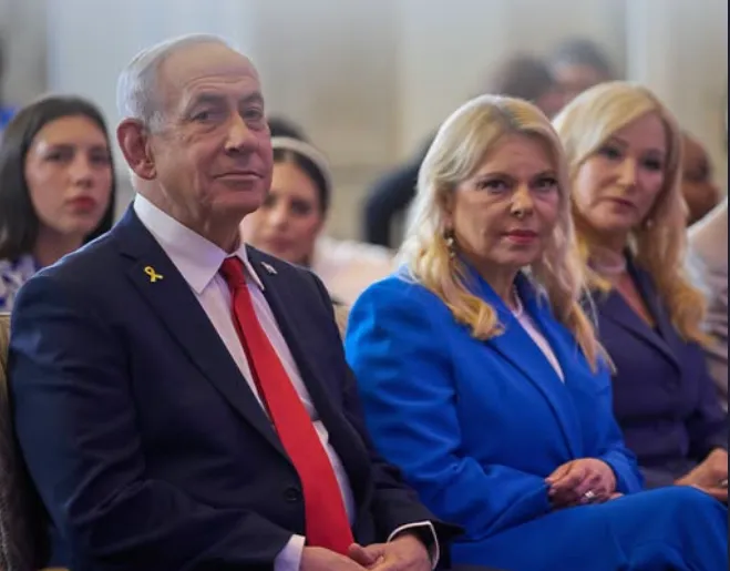 PM Israel Benjamin Netanyahu dan istrinya Sara Netanyahu.