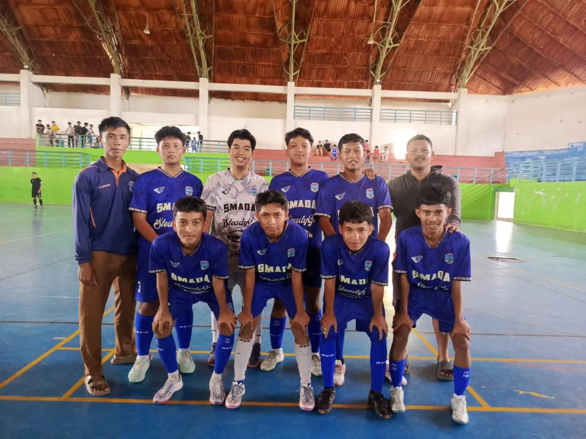 Tim futsal SMA Negeri 2 Toboali.