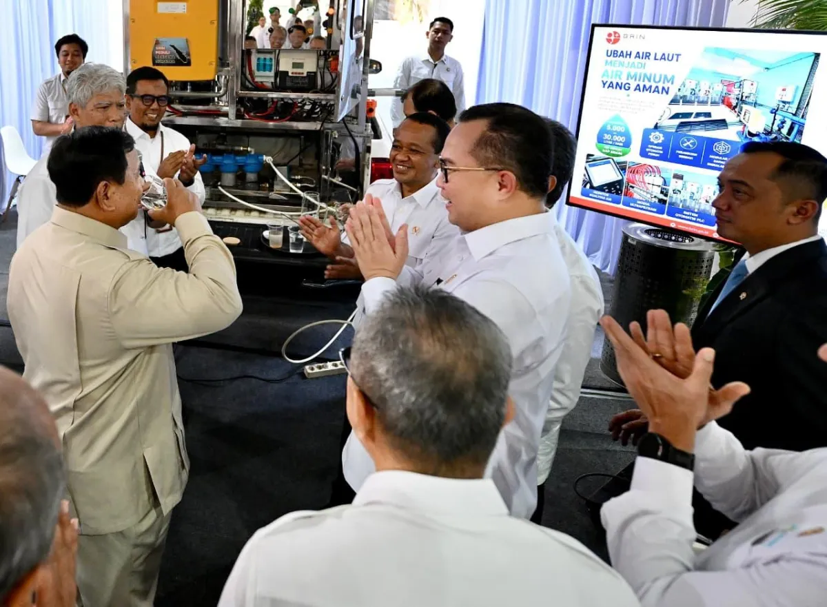 Kepala BRIN Arif Satria menjelaskan bahwa berbagai inovasi yang ditampilkan kepada Presiden Prabowo.