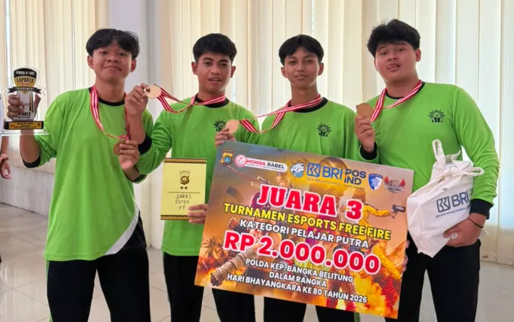 Tim Esports Free Fire SMA Muhammadiyah Toboali.