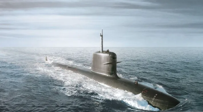 Kapal selam tipe Scorpene Evolved.