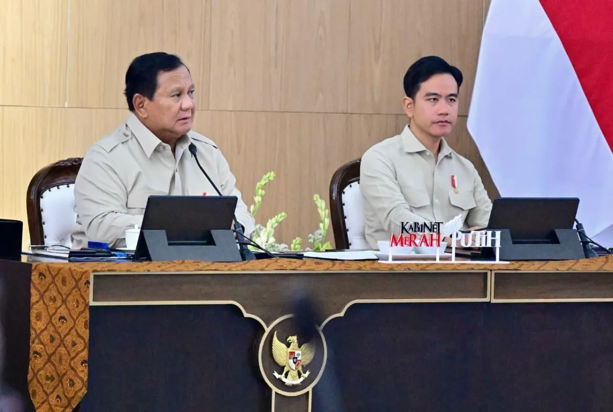 Presiden Prabowo Subianto dan Wapres Gibran Rakabuming.