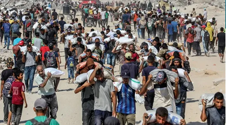 Rakyat Palestina di Gaza.