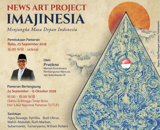 Bentara Budaya bersama Harian Kompas menghadirkan News Art Project Imajinesia: Menjangka Masa Depan Indonesia.