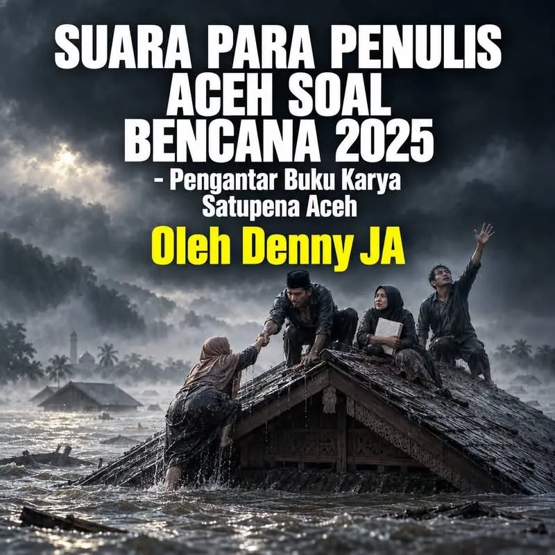 Ilustrasi banjir besar di Aceh.