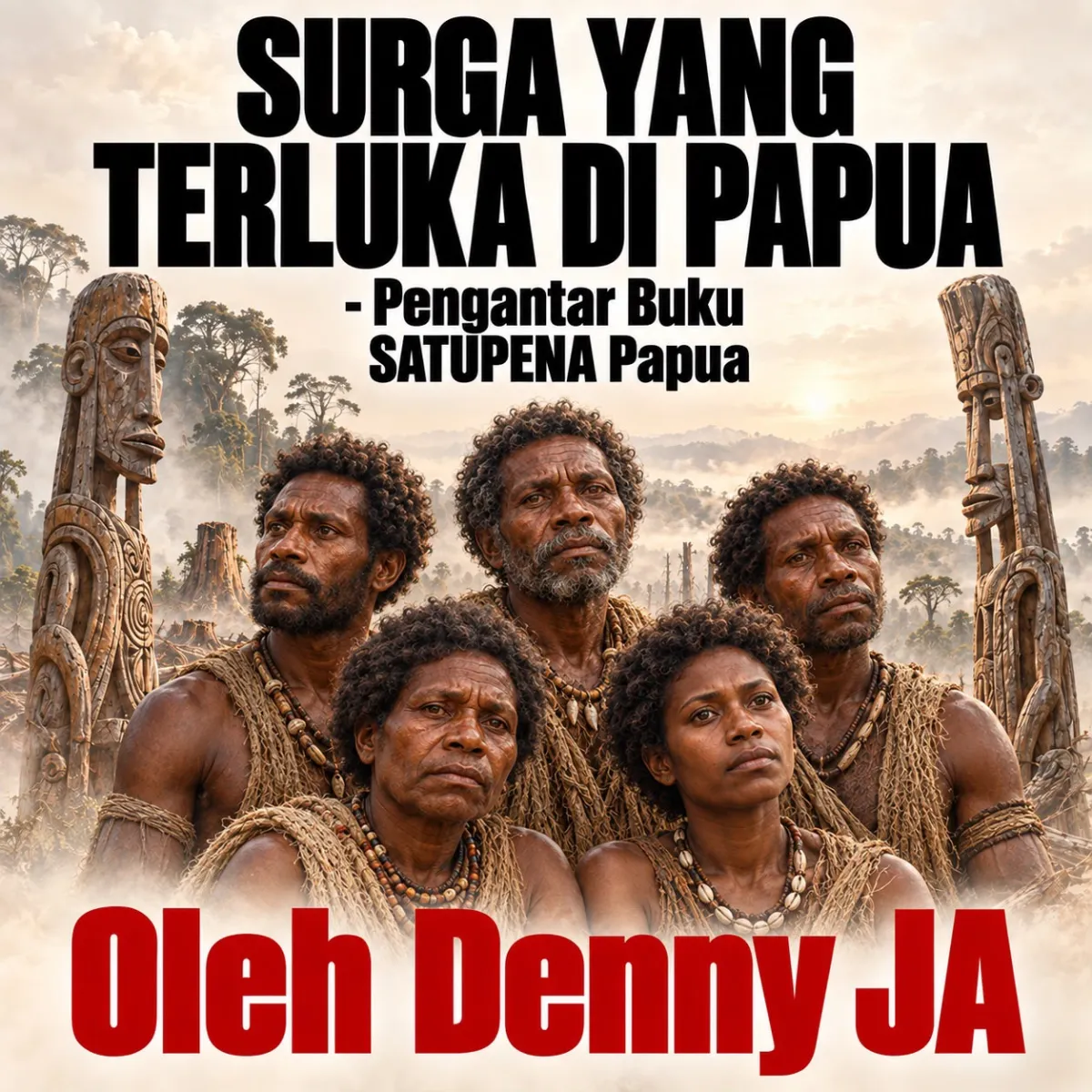 Ilustrasi warga Papua.