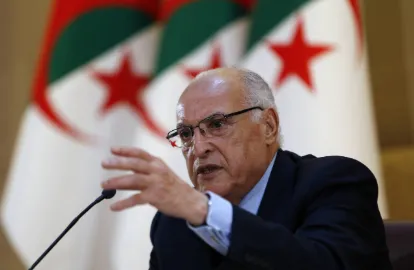 Menteri Luar Negeri Aljazair Ahmed Attaf.