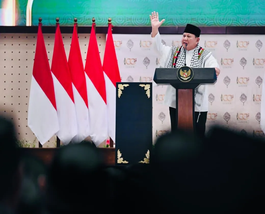 Presiden Prabowo berpesan pada para santri di Gontor.
