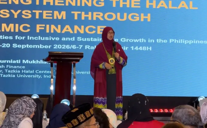Prof. Murniati Mukhlisin dalam rangkaian Philippine Halal Industry Summit 2026 bertajuk Halal Horizons Philippines.