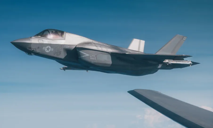 Pesawat tempur F-35 AS.