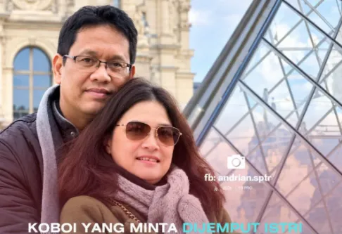 Purbaya dan istrinya Ida Yulidina.