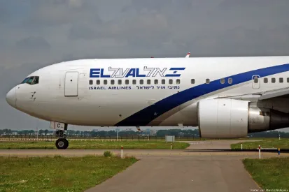 Maskapai penerbangan Israel El Al, 2 Maret 2018.