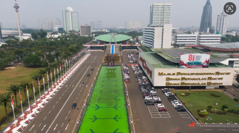 Gedung DPR MPR Senayan, Jakarta.