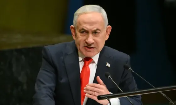 Perdana Menteri Israel Benjamin Netanyahu di Majelis Umum PBB.