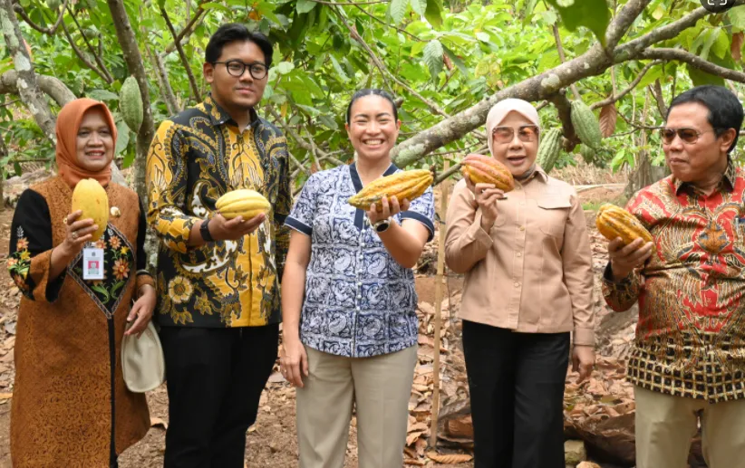 Wakil Ketua Komisi VII DPR RI Rahayu Saraswati Djojohadikusumo dalam kunjungan kerja ke Desa Wisata Nglanggeran, Gunungkidul, Daerah Istimewa Yogyakarta.