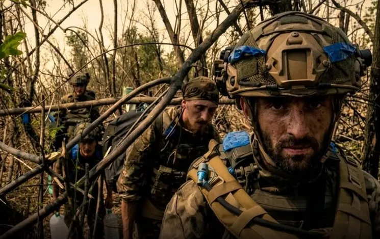 Ilustrasi pasukan Ukraina.